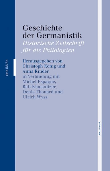 Produktbild: Geschichte der Germanistik