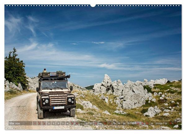 Produktbild: Mit dem 4x4 durch Europa (Wandkalender 2026 DIN A2 quer), CALVENDO Monatskalender