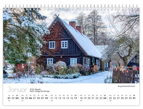Produktbild: Kalender Spreewald kompakt - Peter Becker 2027