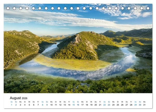 Produktbild: Juwelen des Balkans (Tischkalender 2026 DIN A5 quer), CALVENDO Monatskalender