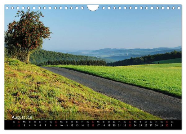 Produktbild: Kreis Siegen-Wittgenstein (Wandkalender 2026 DIN A4 quer), CALVENDO Monatskalender