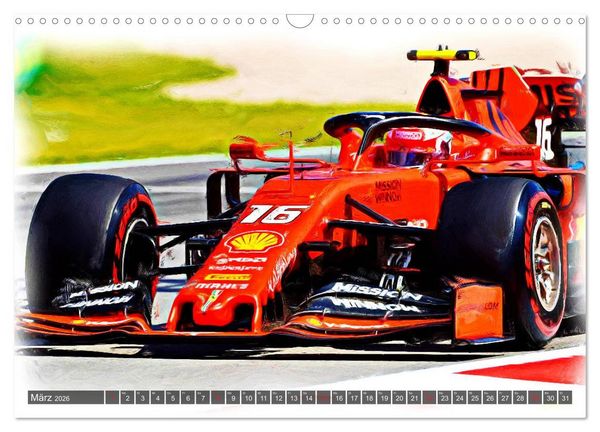 Produktbild: Faszinierende Formel 1 (Wandkalender 2026 DIN A3 quer), CALVENDO Monatskalender