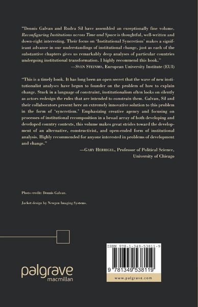 Produktbild: Reconfiguring Institutions Across Time and Space