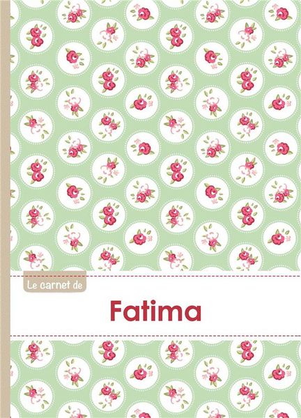 Produktbild: Le carnet de fatima lignes, 96p,