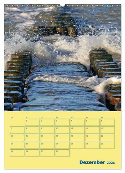 Produktbild: Sehnsuchtsort Fischland-Dar&szlig;-Zingst (hochwertiger Premium Wandkalender 2026 DIN A2 hoch), Kunstdruck in Hochglanz