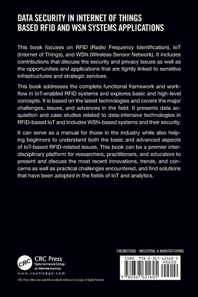 Produktbild: Data Security in Internet of Things Based RFID and WSN Systems Applications