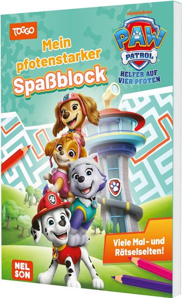 PAW Patrol Kindergartenheft: Mein pfotenstarker Spaßblock, Taschenbuch von , Nelson, 978-3-8451-3063-7