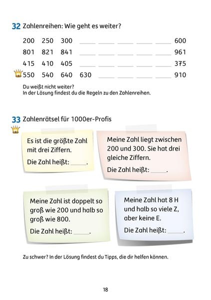 Produktbild: &Uuml;bungsheft 3. Klasse - Mathe trainieren