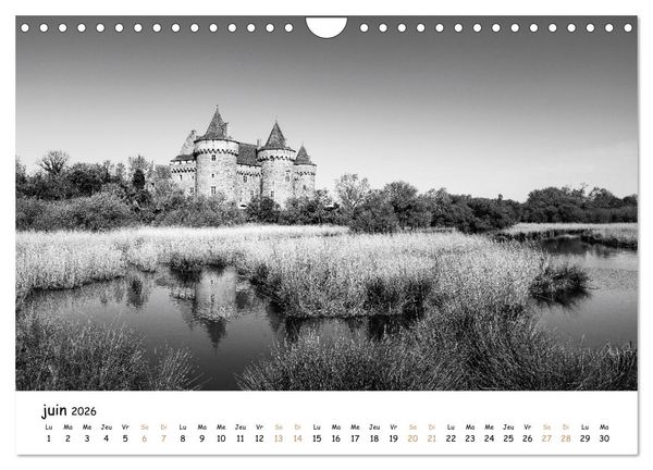 Produktbild: Terres de contraste &ndash; Une ann&eacute;e en monochrome (Calendrier mural 2026 DIN A4 vertical), CALVENDO calendrier mensuel