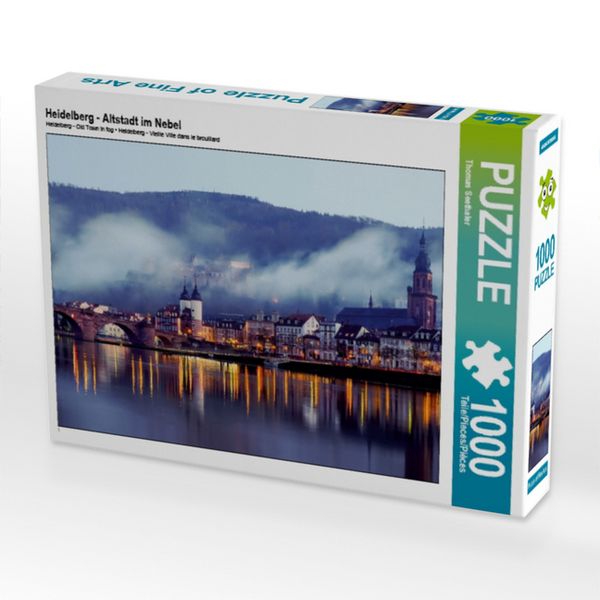 Heidelberg - Altstadt im Nebel (Puzzle)