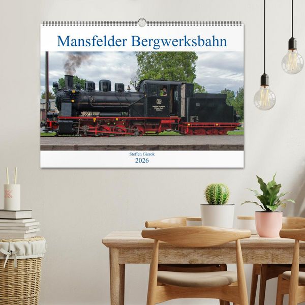 Produktbild: Mansfelder Bergwerksbahn (Wandkalender 2026 DIN A2 quer), CALVENDO Monatskalender