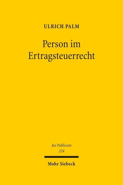 Produktbild: Person im Ertragsteuerrecht