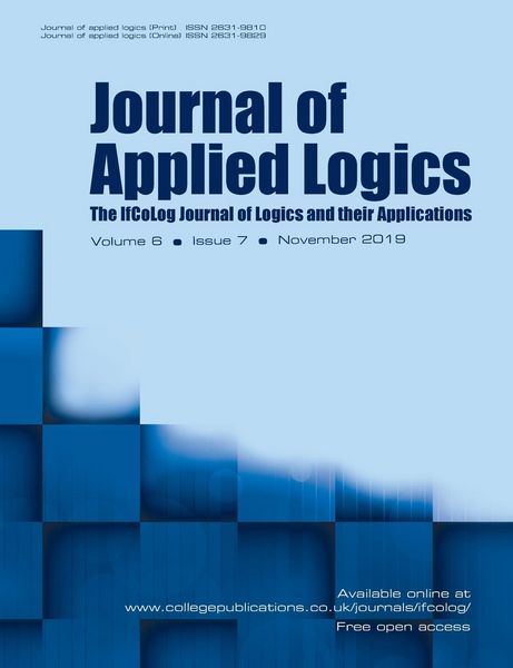 Produktbild: Journal of Applied Logics - The IfCoLog Journal of Logics and their Applications
