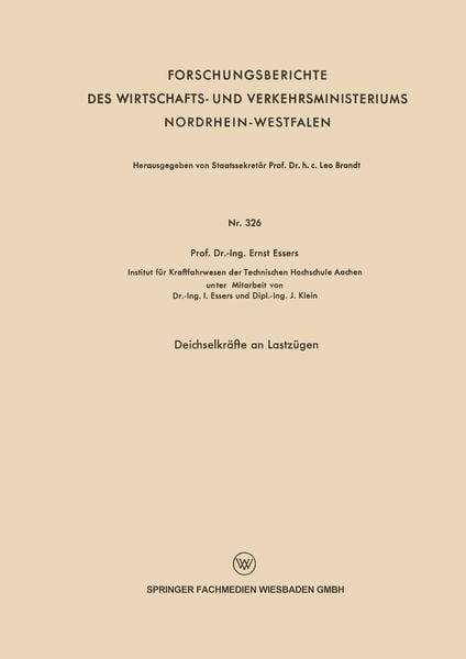 Produktbild: Deichselkr&auml;fte an Lastz&uuml;gen