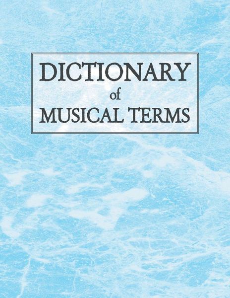 Produktbild: Dictionary of Musical Terms