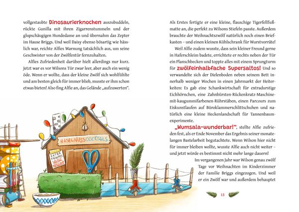 Produktbild: Der Weihnachtszw&ouml;lf - Durch die Wichtelt&uuml;r ins Abenteuer