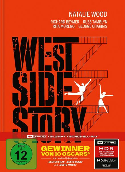 Produktbild: West Side Story - Limitiertes Mediabook (4K Ultra HD + Blu-ray + Bonus-Blu-ray)
