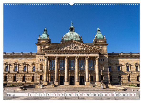 Produktbild: Sachsen - Leipzig (Wandkalender 2026 DIN A2 quer), CALVENDO Monatskalender
