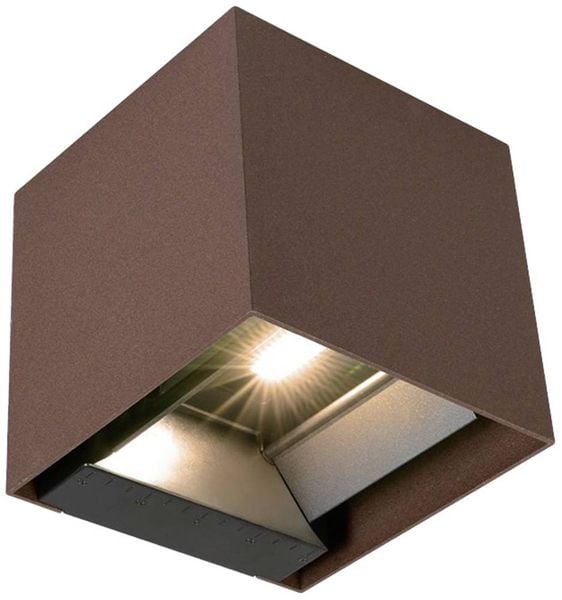 V-TAC VT-11109-C 11889 Solar-Wandstrahler mit Bewegungsmelder Neutralweiß Braun