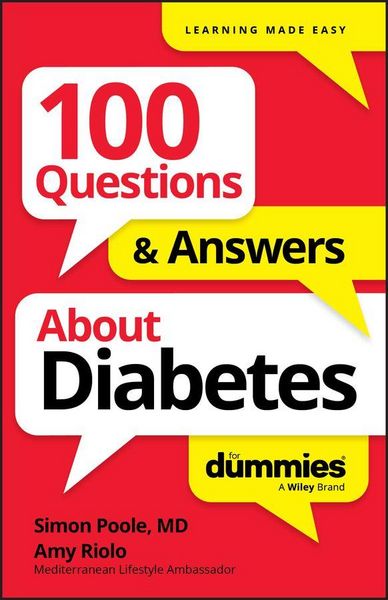 Produktbild: 100 Questions & Answers About Diabetes For Dummies