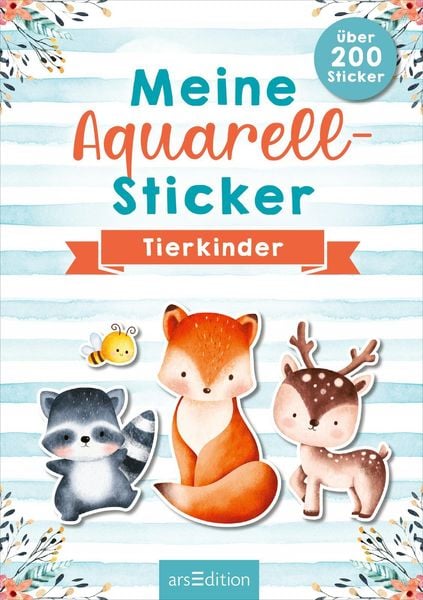 Produktbild: Meine Aquarell-Sticker &ndash; Tierkinder