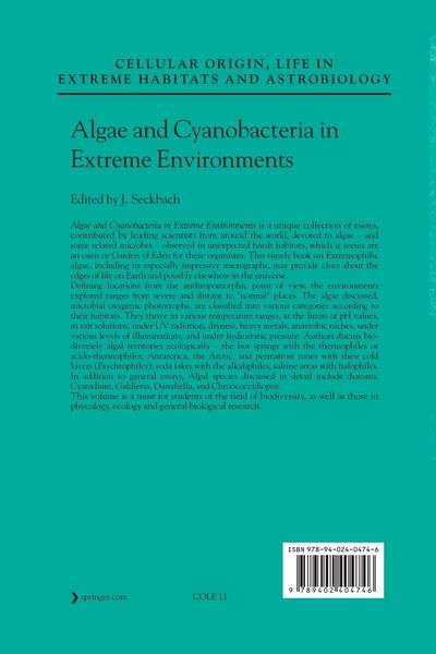 Produktbild: Algae and Cyanobacteria in Extreme Environments
