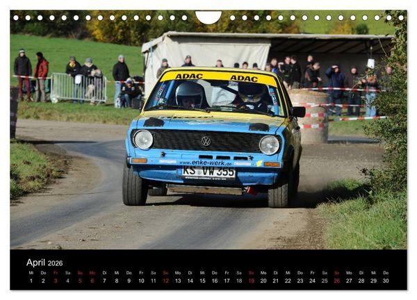Produktbild: Asphalt und Schotter Rallye (Wandkalender 2026 DIN A4 quer), CALVENDO Monatskalender