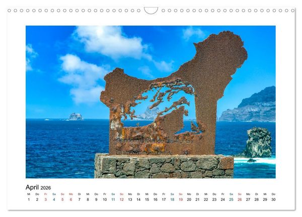 Produktbild: El Hierro - Insel mit allen Sinnen (Wandkalender 2026 DIN A3 quer), CALVENDO Monatskalender