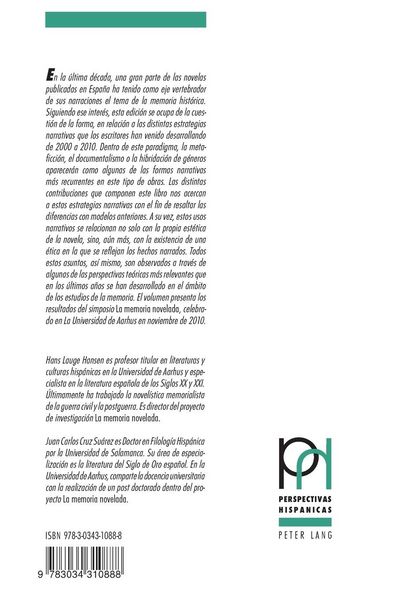 Produktbild: La memoria novelada