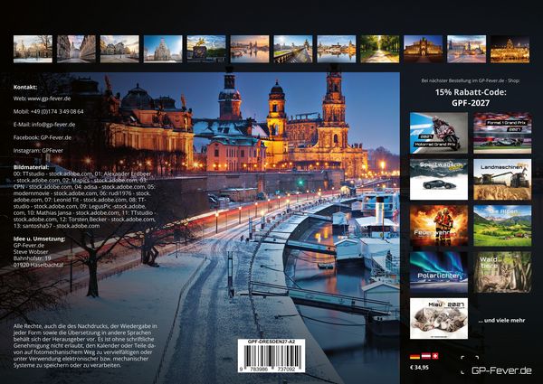 Produktbild: Dresden - magisches Elbflorenz - 2027 - Kalender DIN A2