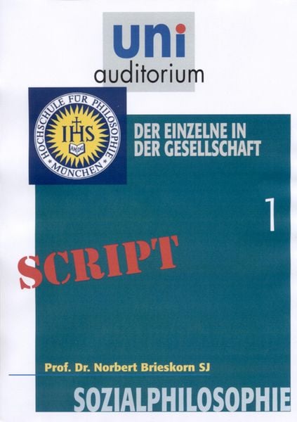 Produktbild: Sozialphilosophie, Teil 1