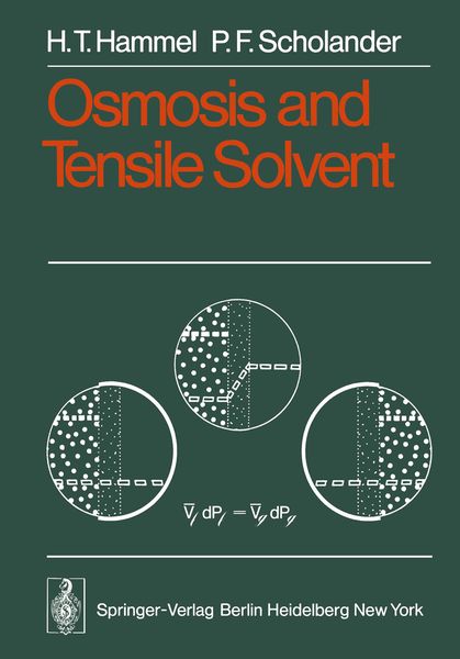 Produktbild: Osmosis and Tensile Solvent