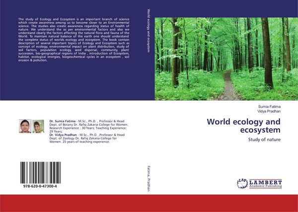 Produktbild: World ecology and ecosystem