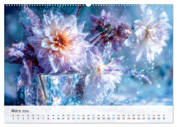 Produktbild: Florale Kompositionen (Wandkalender 2026 DIN A2 quer), CALVENDO Monatskalender