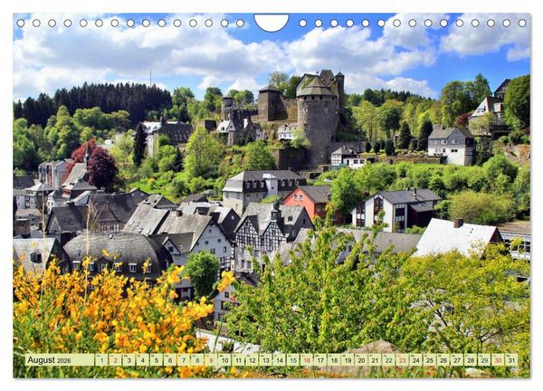 Produktbild: Die sch&ouml;nsten Orte der Eifel - Monschau (Wandkalender 2026 DIN A4 quer), CALVENDO Monatskalender