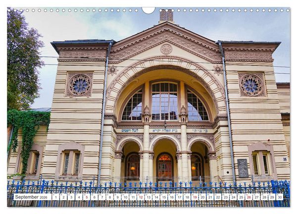 Produktbild: Synagogen im Baltikum (Wandkalender 2026 DIN A3 quer), CALVENDO Monatskalender
