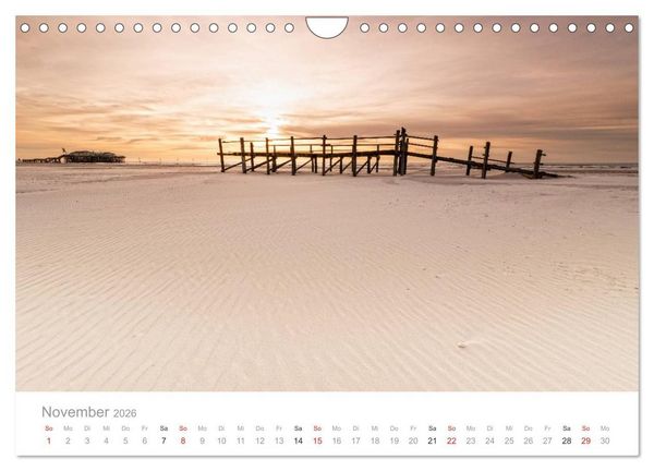 Produktbild: St. Peter-Ording. Deutschlands gr&ouml;&szlig;te Sandkiste (Wandkalender 2026 DIN A4 quer), CALVENDO Monatskalender