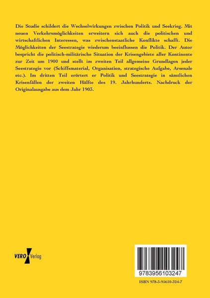 Produktbild: Politik und Seekrieg