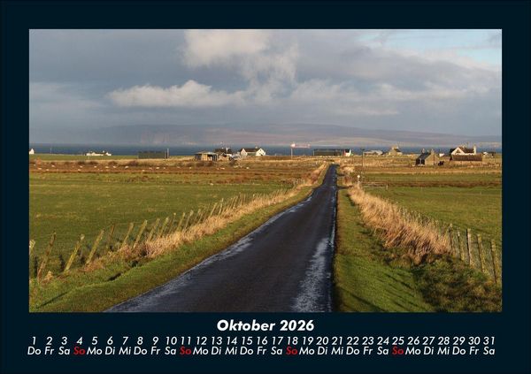 Produktbild: Landschaftskalender 2026 Fotokalender DIN A5