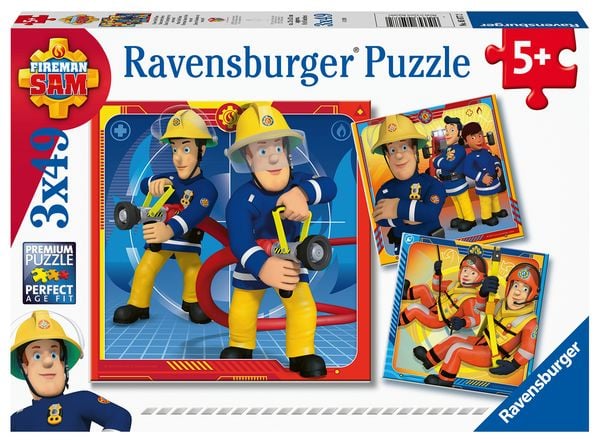 Puzzle Ravensburger Unser Held Sam 3 X 49 Teile