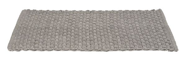 Produktbild: Badteppich Mod. Ecoli, grau, Polyester-Baumwolle, 50x80 cm, rutschhemmend, geeignet f&uuml;r