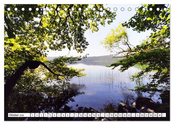 Produktbild: Naturlandschaft Laacher See (Tischkalender 2026 DIN A5 quer), CALVENDO Monatskalender