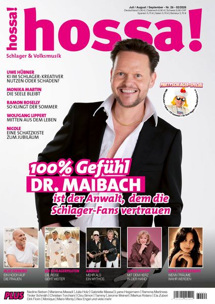 Produktbild: hossa! &ndash; Das Magazin f&uuml;r Volksmusik und Schlager!
