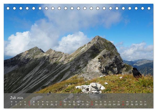 Produktbild: Ammergauer Alpen (Tischkalender 2026 DIN A5 quer), CALVENDO Monatskalender