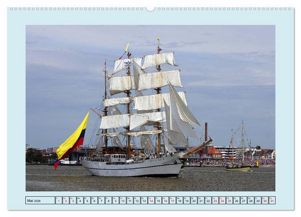 Produktbild: Segelschulschiffe aus aller Welt (hochwertiger Premium Wandkalender 2026 DIN A2 quer), Kunstdruck in Hochglanz