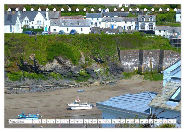 Produktbild: Port Isaac, Heimat der Fishermen`s Friends (Tischkalender 2026 DIN A5 quer), CALVENDO Monatskalender