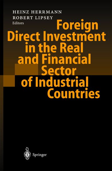 Produktbild: Foreign Direct Investment in the Real and Financial Sector of Industrial Countries