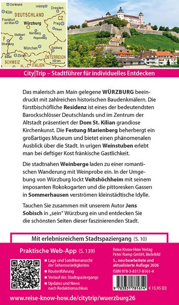 Produktbild: Reise Know-How CityTrip W&uuml;rzburg