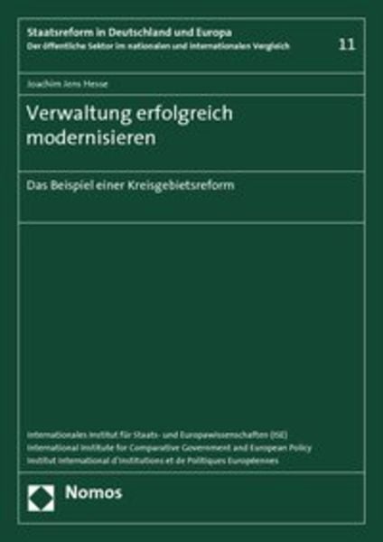 Verwaltung erfolgreich modernisieren, Taschenbuch von Joachim Jens Hesse, Nomos, 978-3-8329-4666-1