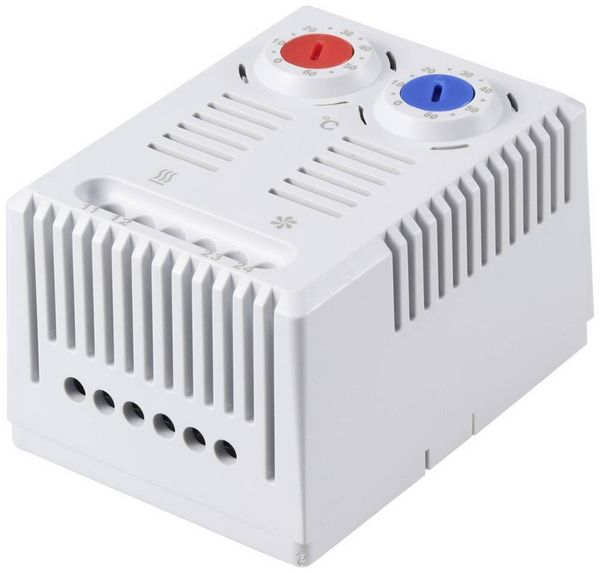 Produktbild: TRU COMPONENTS Schaltschrankheizungs-Thermostat TC-NT71-F01 NCNO 1 &Ouml;ffner, 1 Schlie&szlig;er (L x B x H) 72 x 52 x 50 mm 1 St.